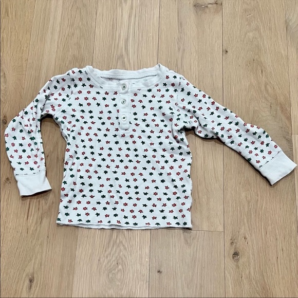 Roller Rabbit Kids Starry Night Christmas Holiday Pajamas Set White Red Green 2T - Picture 4 of 16